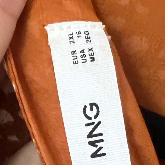 Mango US 16 Printed dress with balloon sleeves - Picture 8 of 8